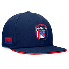NHL Navy New York Rangers Fanatics 2024 NHL Draft Snapback Hat
