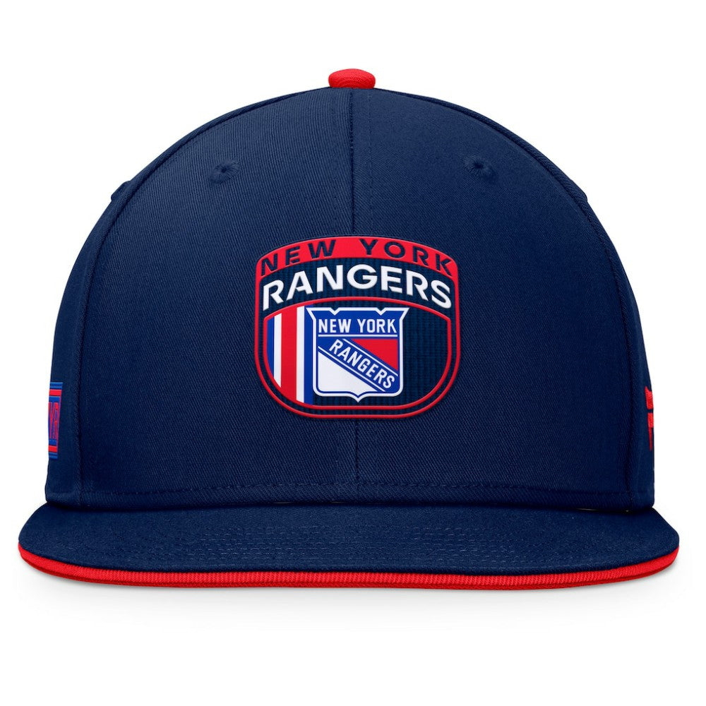 NHL Navy New York Rangers Fanatics 2024 NHL Draft Snapback Hat