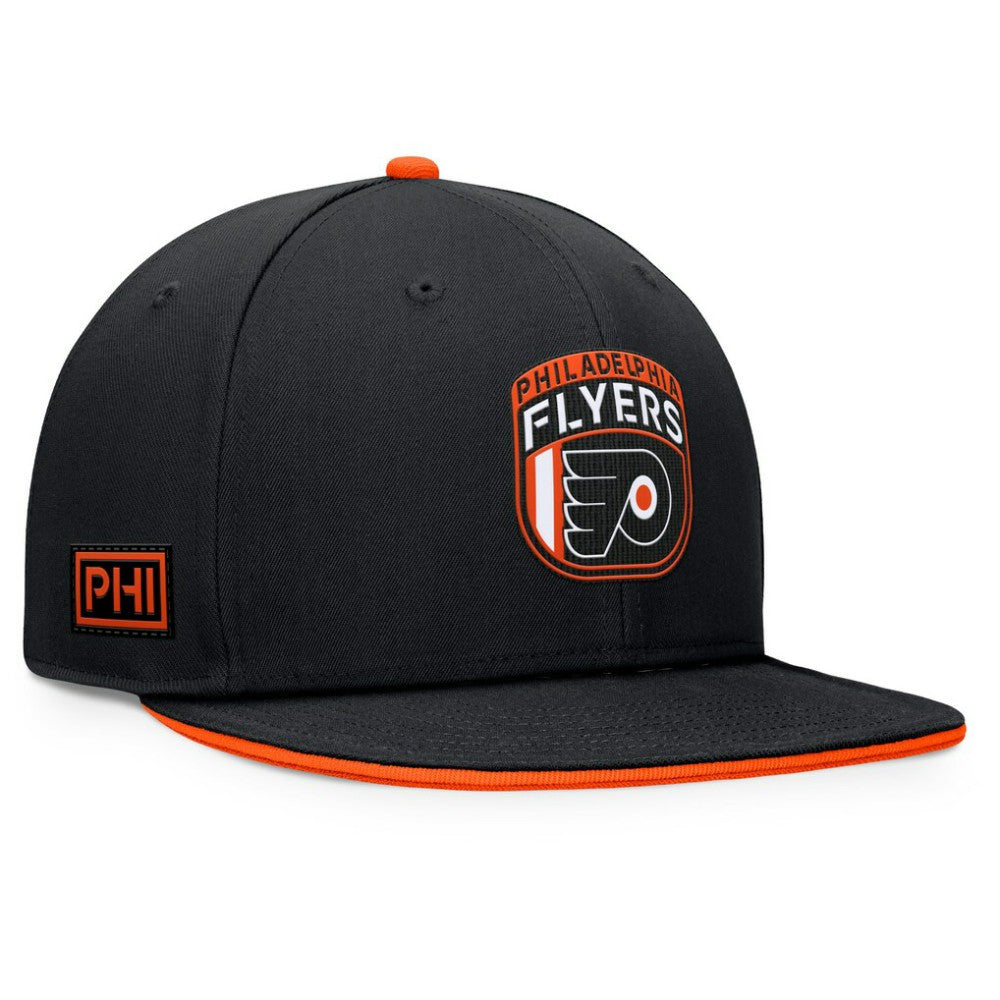 NHL Black Philadelphia Flyers Fanatics 2024 NHL Draft Snapback Hat