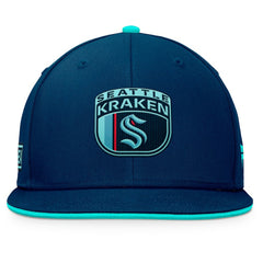 NHL Deep Sea Blue Seattle Kraken Fanatics 2024 NHL Draft Snapback Hat