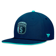 NHL Deep Sea Blue Seattle Kraken Fanatics 2024 NHL Draft Snapback Hat