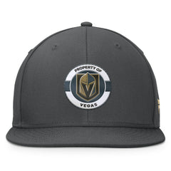 NHL Charcoal Vegas Golden Knights Fanatics Authentic Pro Training Camp Snapback Hat