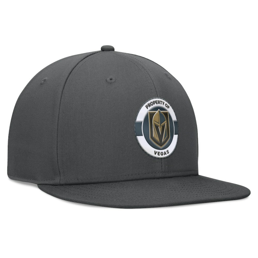 NHL Charcoal Vegas Golden Knights Fanatics Authentic Pro Training Camp Snapback Hat