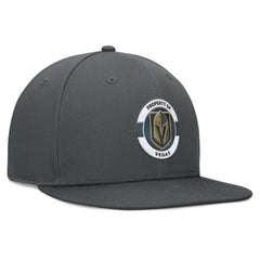NHL Charcoal Vegas Golden Knights Fanatics Authentic Pro Training Camp Snapback Hat
