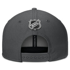 NHL Charcoal Vegas Golden Knights Fanatics Authentic Pro Training Camp Snapback Hat