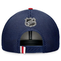 NHL Navy New York Rangers Fanatics 2024 NHL Draft On Stage Trucker Adjustable Hat