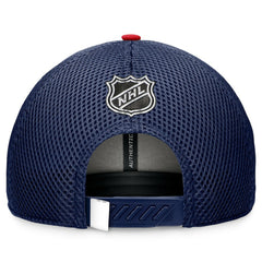 NHL Navy Washington Capitals Fanatics 2024 NHL Draft On Stage Trucker Adjustable Hat