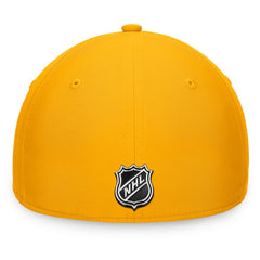 NHL Gold Nashville Predators Fanatics Authentic Pro Training Camp Flex Hat