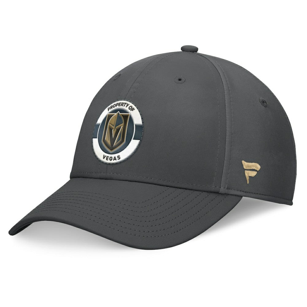NHL Charcoal Vegas Golden Knights Fanatics Authentic Pro Training Camp Flex Hat