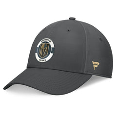 NHL Charcoal Vegas Golden Knights Fanatics Authentic Pro Training Camp Flex Hat