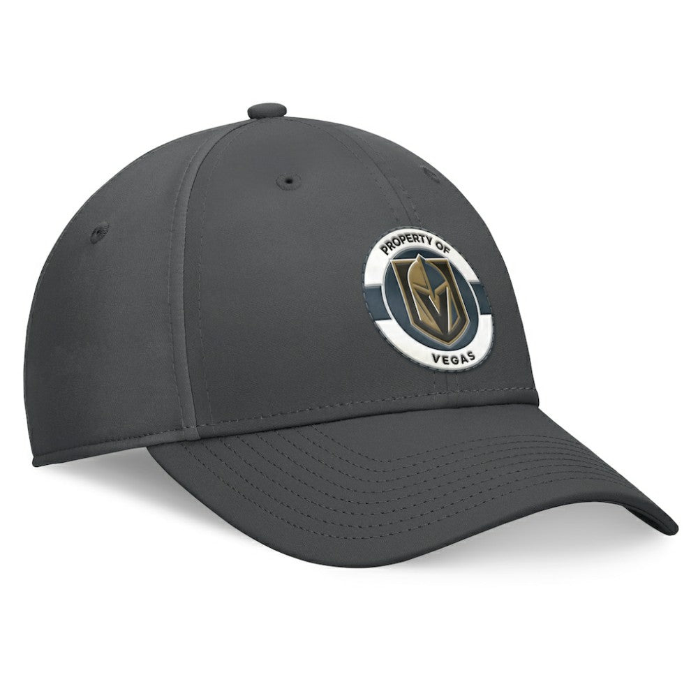 NHL Charcoal Vegas Golden Knights Fanatics Authentic Pro Training Camp Flex Hat