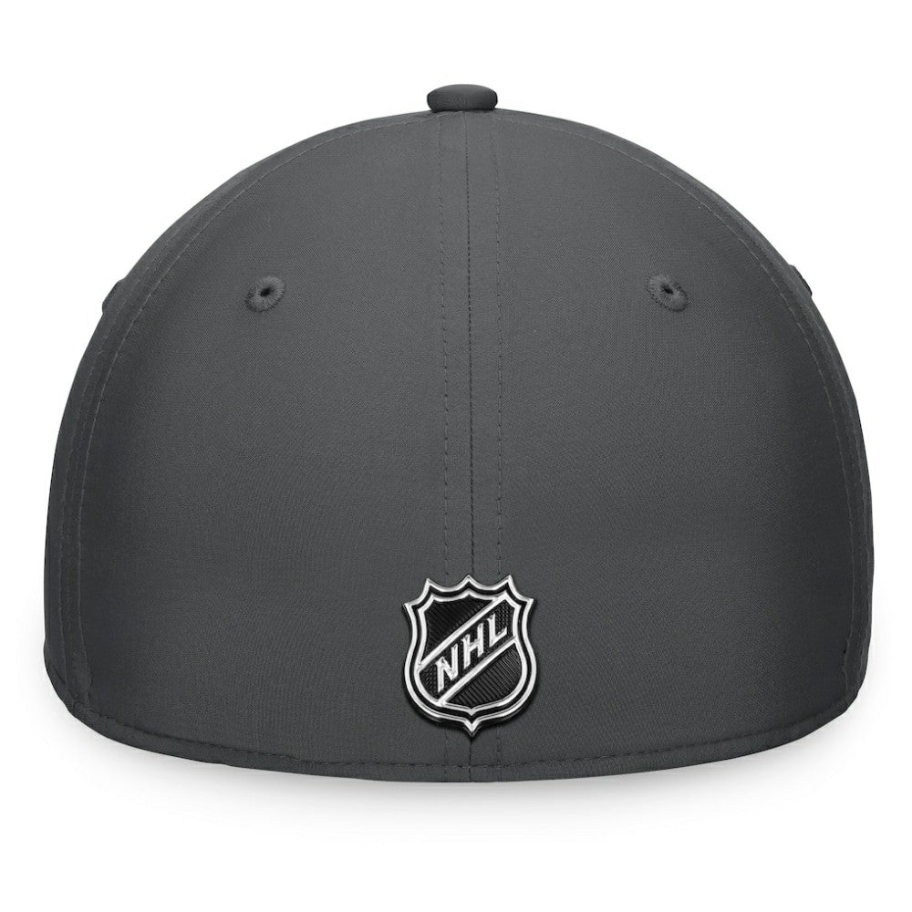 NHL Charcoal Vegas Golden Knights Fanatics Authentic Pro Training Camp Flex Hat