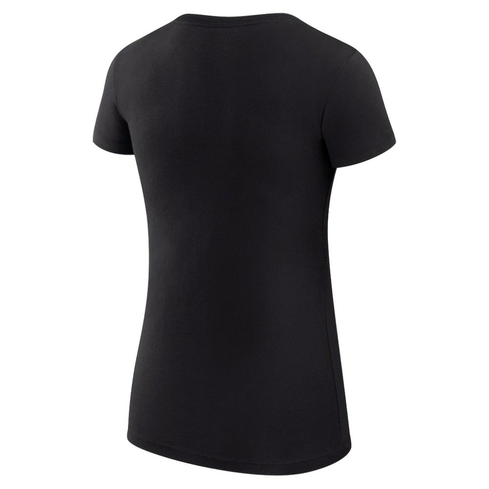 NHL  Carolina Hurricanes G-III 4Her by Carl Banks Women's Super-Slim Fit Lightweight Filigree Logo T-Shirt – Black