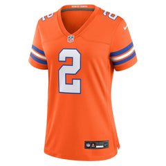 Patrick Surtain II  Women's Mile High Collection 1977 Throwback Player Game Jersey - Denver Broncos