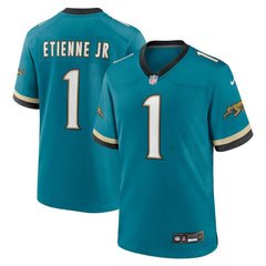 Travis Etienne Jr  Prowler Throwback Player Game Jersey - Jacksonville Jaguars