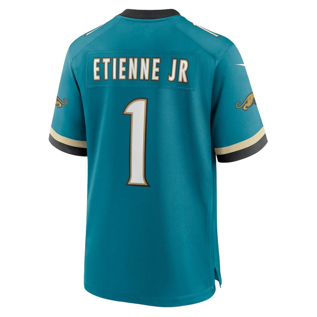 Travis Etienne Jr  Prowler Throwback Player Game Jersey - Jacksonville Jaguars