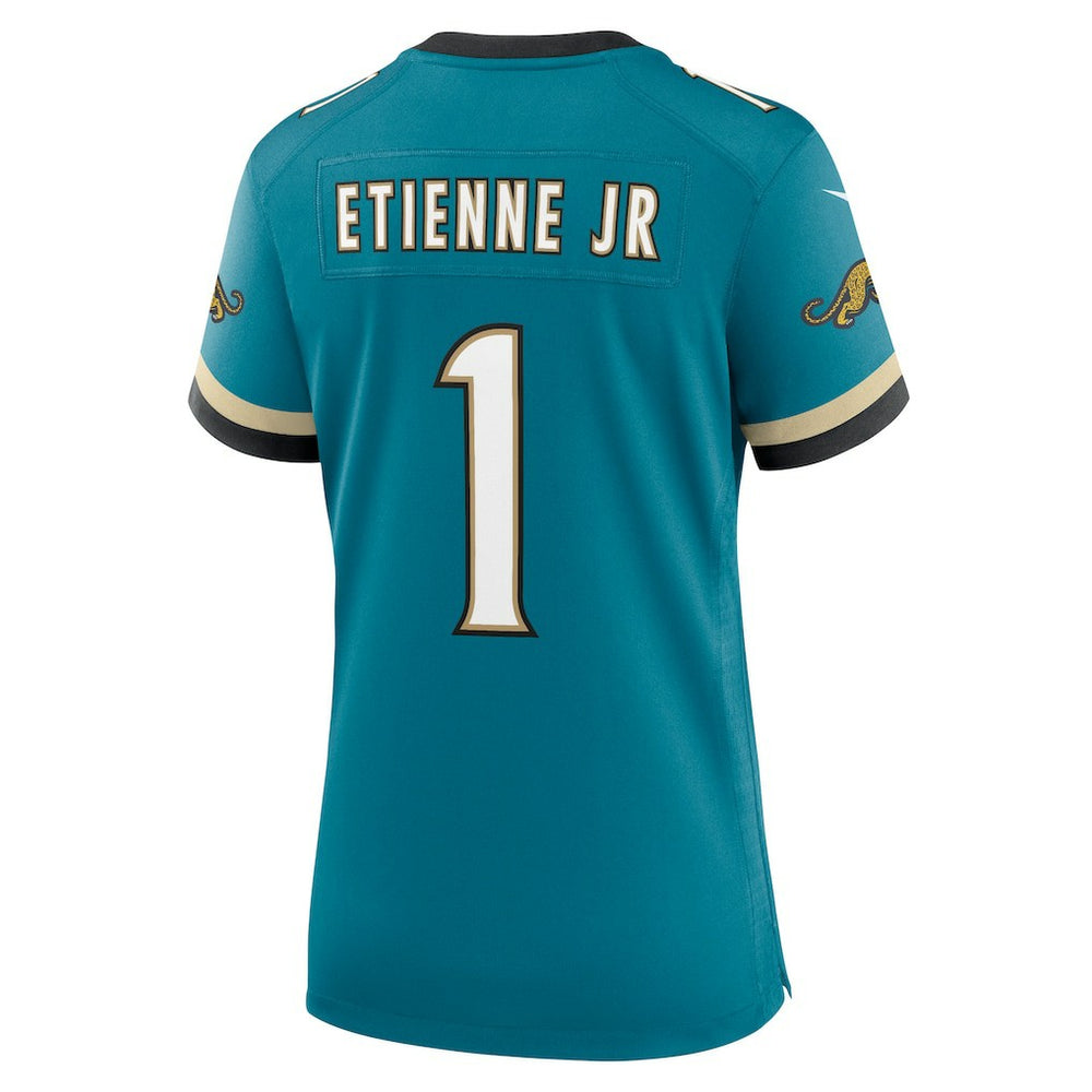 Travis Etienne Jr  Women's Prowler Throwback Game Jersey - Jacksonville Jaguars