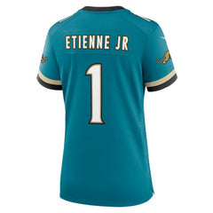 Travis Etienne Jr  Women's Prowler Throwback Game Jersey - Jacksonville Jaguars