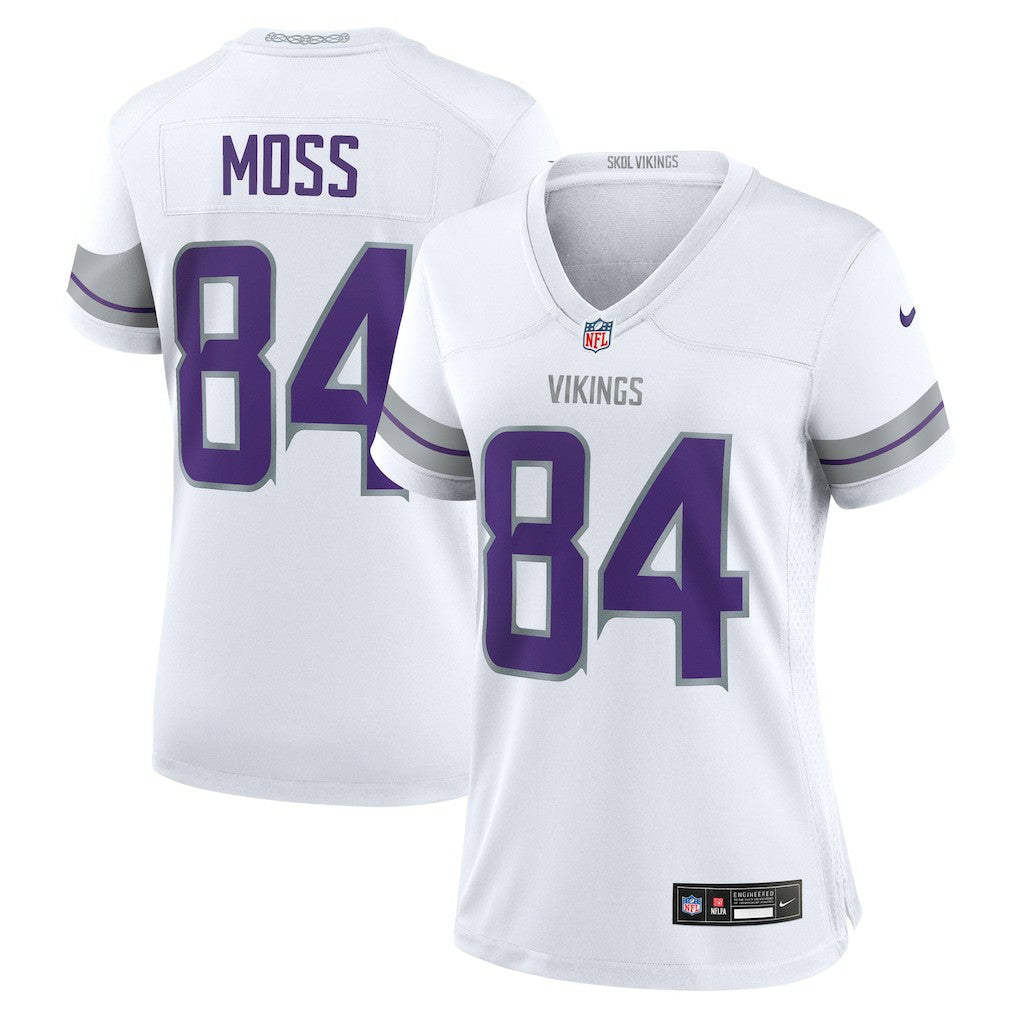 Randy Moss  Women's Alternate Retired Player Game Jersey - Minnesota Vikings