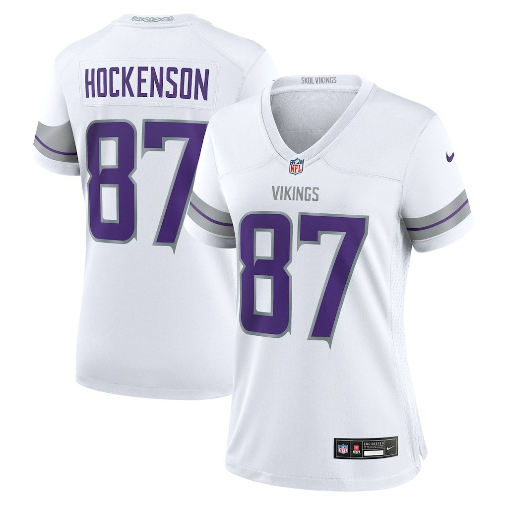 T.J. Hockenson  Women's Alternate Game Player Jersey - Minnesota Vikings