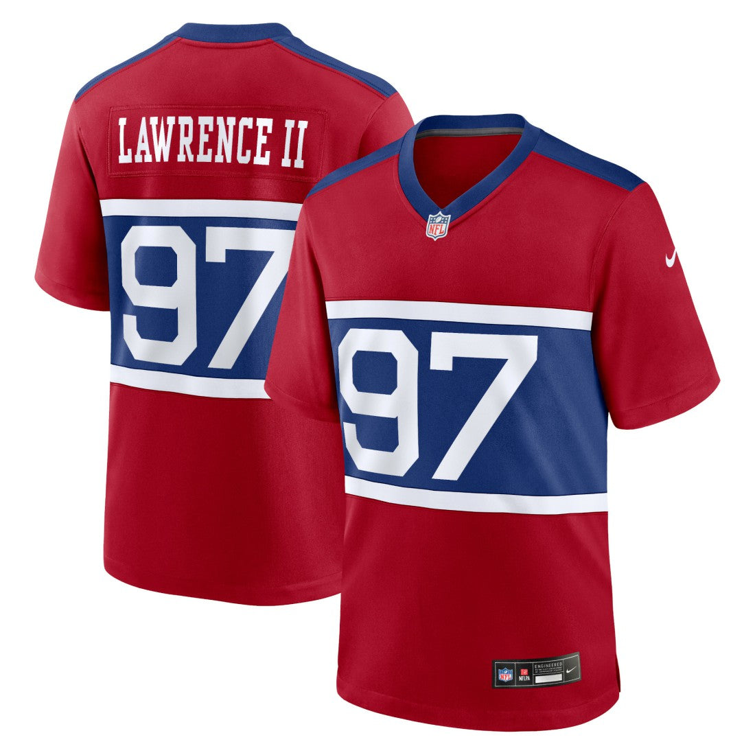 Dexter Lawrence II  Alternate Player Game Jersey - New York Giants