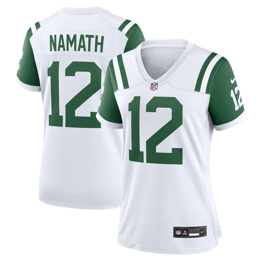 Joe Namath  Women's Classic Alternate Retired Player Game Jersey - New York Jets