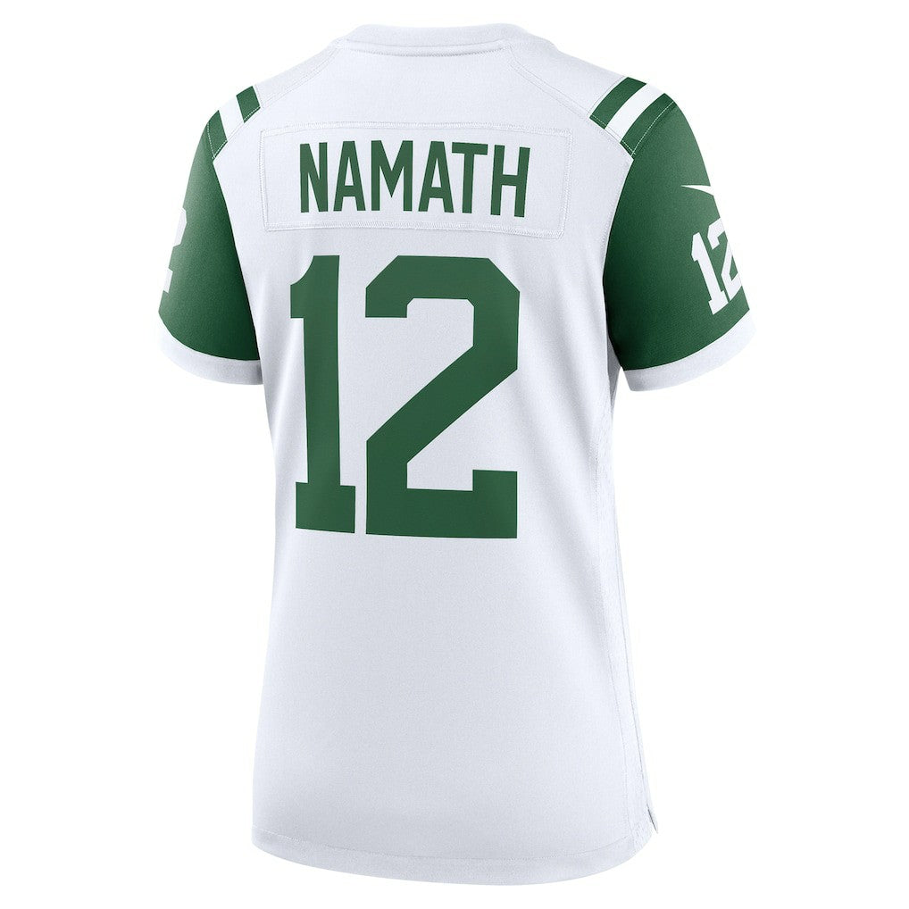 Joe Namath  Women's Classic Alternate Retired Player Game Jersey - New York Jets