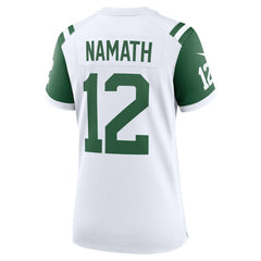 Joe Namath  Women's Classic Alternate Retired Player Game Jersey - New York Jets