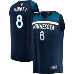 NBA Josh Minott Minnesota Timberwolves Fast Break Player Jersey