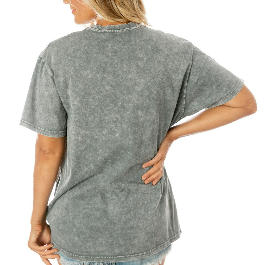 Gameday Couture Women's Tackle Titan Boyfriend Washed T-Shirt - Dallas Cowboys