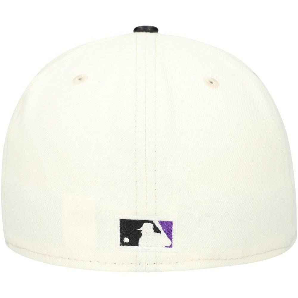 MLB Tampa Bay Rays New Era Game Night Leather Visor 59FIFTY Fitted Hat