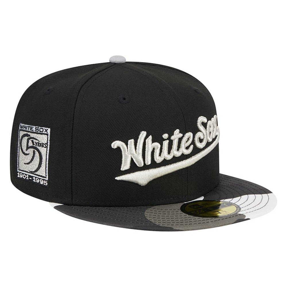 MLB Chicago White Sox New Era Metallic Camo 59FIFTY Fitted Hat