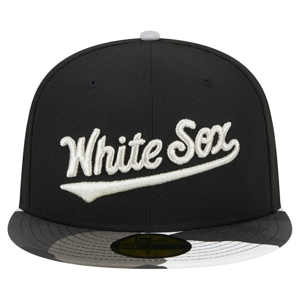 MLB Chicago White Sox New Era Metallic Camo 59FIFTY Fitted Hat