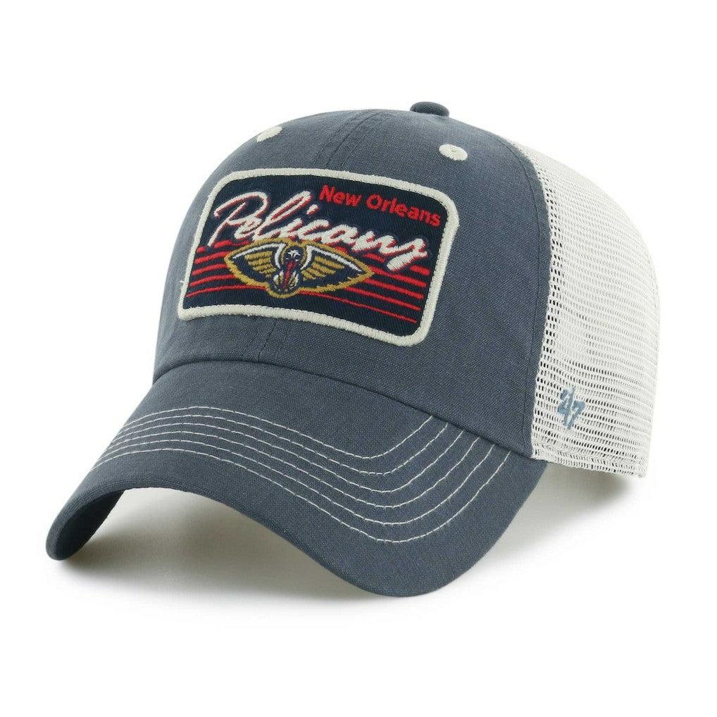 NBA New Orleans Pelicans '47 Five Point Patch Clean Up Adjustable Hat