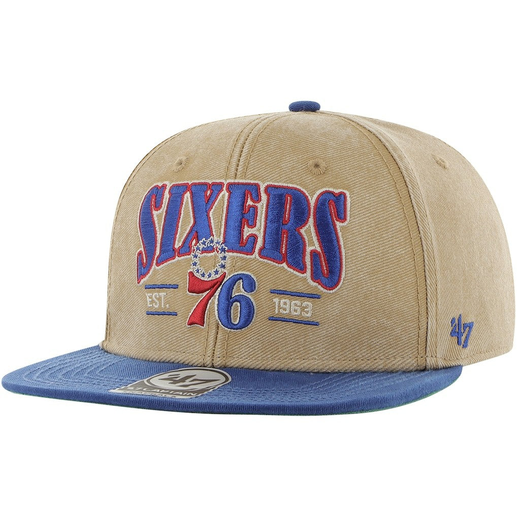 NBA Philadelphia 76ers '47 Chilmark Captain Snapback