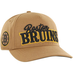 NHL Tan Boston Bruins '47 Barnes Hitch Adjustable Hat