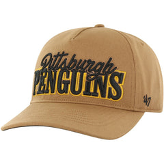NHL Tan Pittsburgh Penguins '47 Barnes Hitch Adjustable Hat