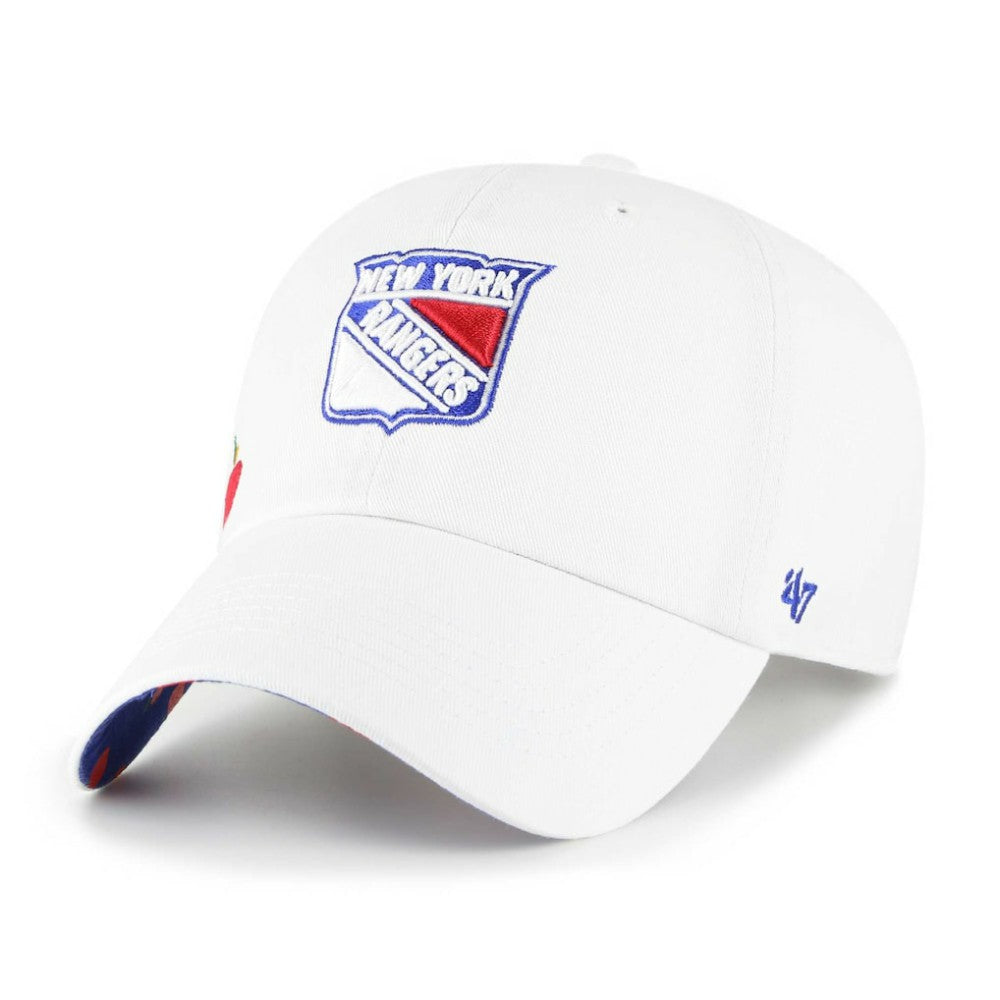 NHL White New York Rangers '47 Women's Confetti Clean Up Adjustable Hat