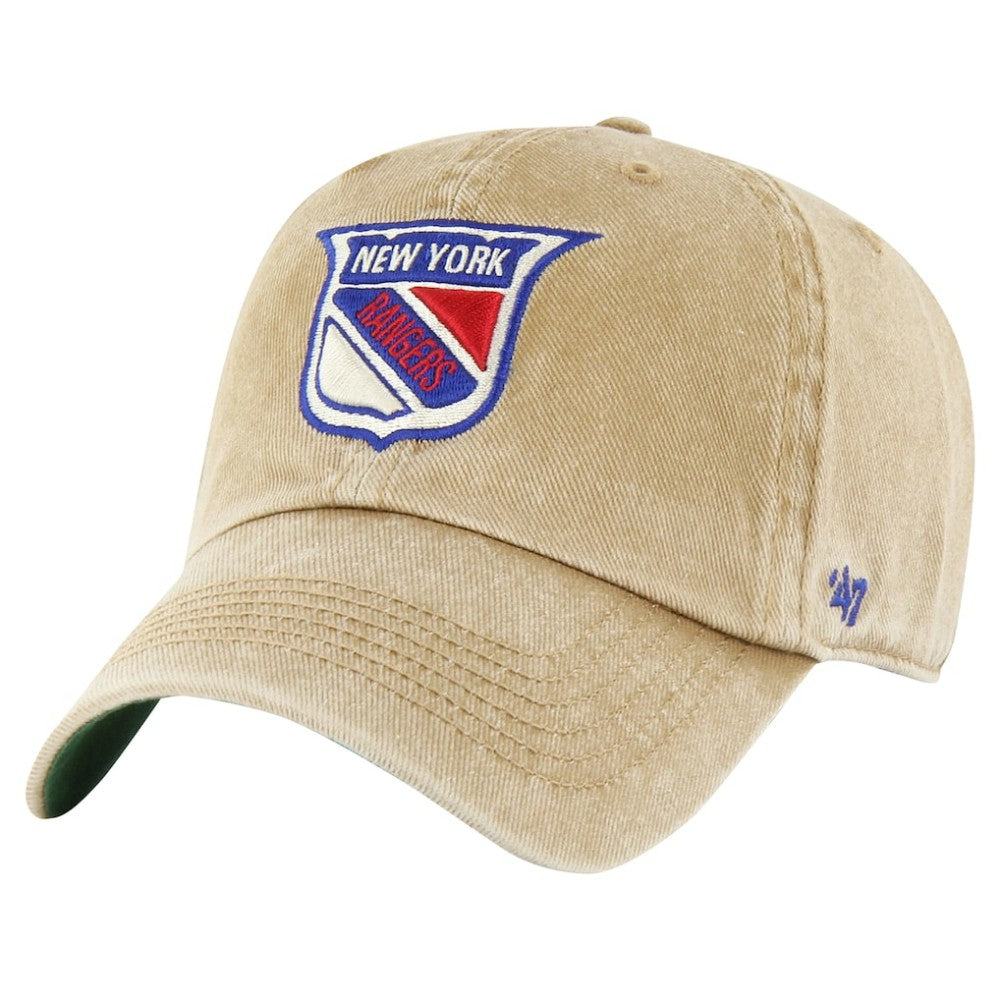 NHL Khaki New York Rangers '47 Earldor Clean Up Adjustable Hat
