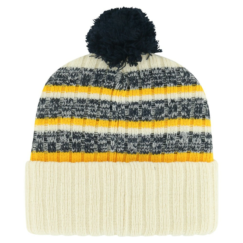 NHL Cream Nashville Predators '47 Tavern Cuffed Knit Hat with Pom