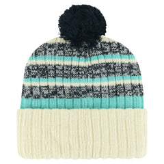 NHL Cream Seattle Kraken '47 Tavern Cuffed Knit Hat with Pom