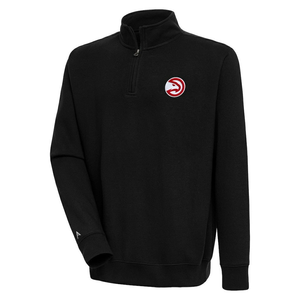NBA Atlanta Hawks Antigua Victory Quarter-Zip Pullover Top