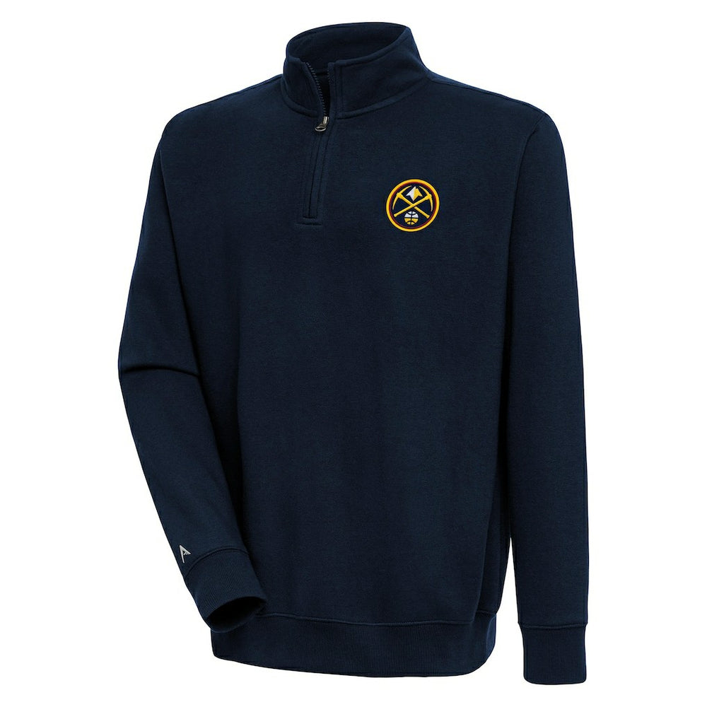 NBA Denver Nuggets Antigua Victory Quarter-Zip Pullover Top sale