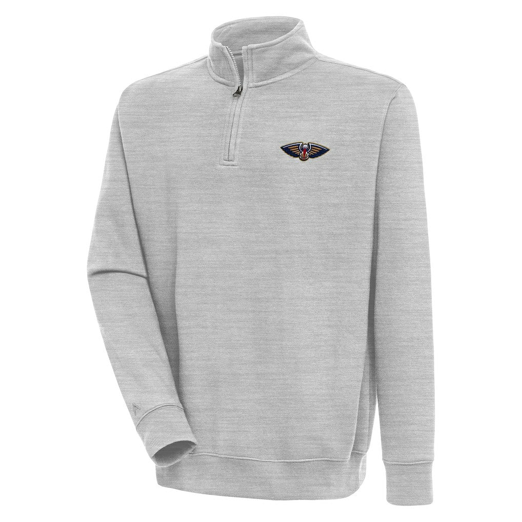 NBA New Orleans Pelicans Antigua Victory Quarter-Zip Pullover Top