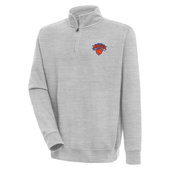 NBA New York Knicks Antigua Victory Quarter-Zip Pullover Top