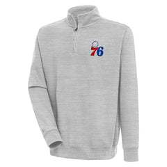 NBA Philadelphia 76ers Antigua Victory Quarter-Zip Pullover Top