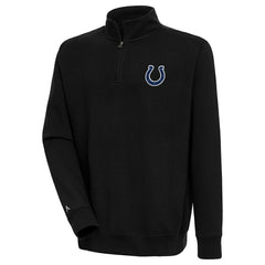 Antigua Victory Quarter-Zip Pullover Top - Indianapolis Colts