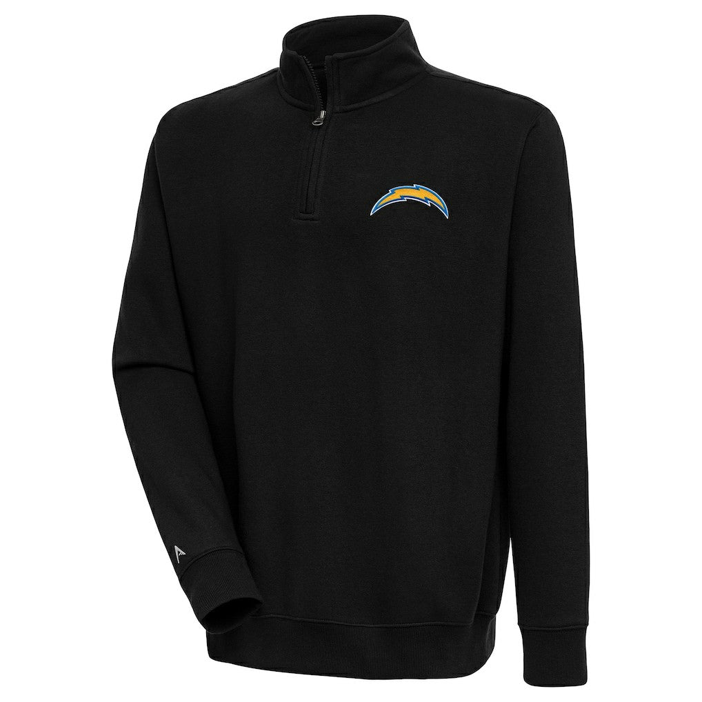 Antigua Victory Quarter-Zip Pullover Top - Los Angeles Chargers