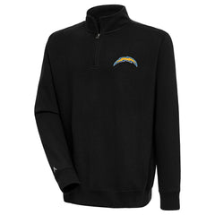Antigua Victory Quarter-Zip Pullover Top - Los Angeles Chargers
