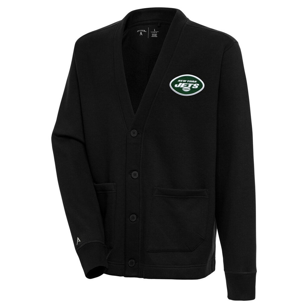 Antigua Victory Button-Up Cardigan - New York Jets